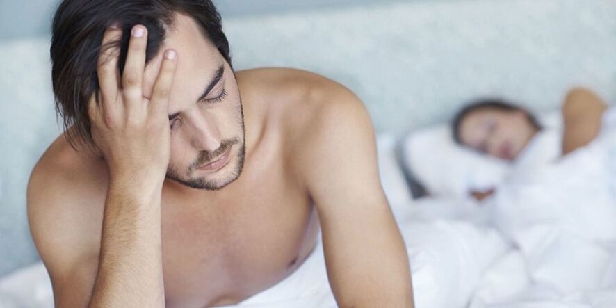 Zmniejszenie aktywności seksualnej u mężczyzn z zapaleniem prostaty